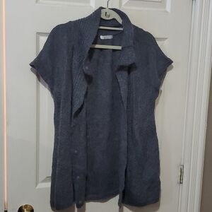 Ladies snap up sweater size large